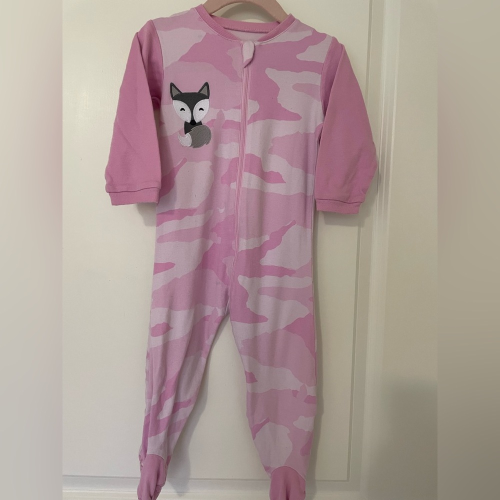FREE ADD ON-Pink Fox Kids One Piece